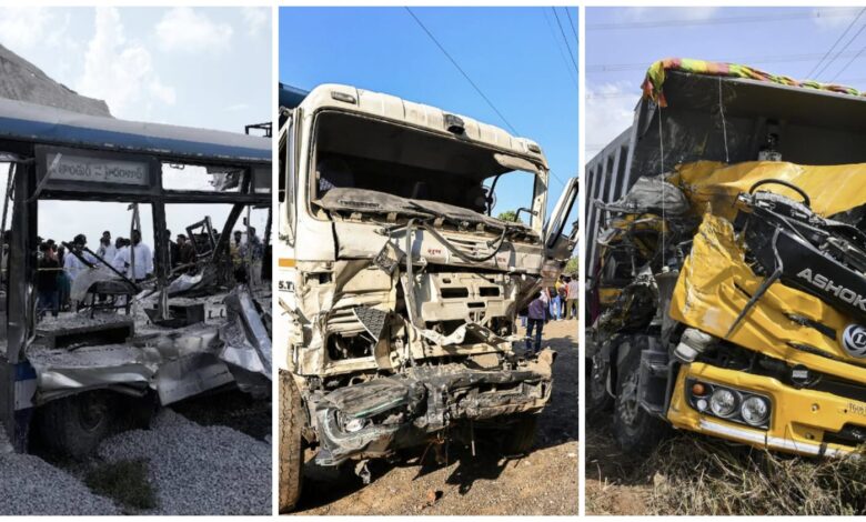 Road Accident Tragedy: A cruel twist of fate was witnessed in just 24 hours! Over 60 people lost their lives in road accidents from Rajasthan to Telangana.