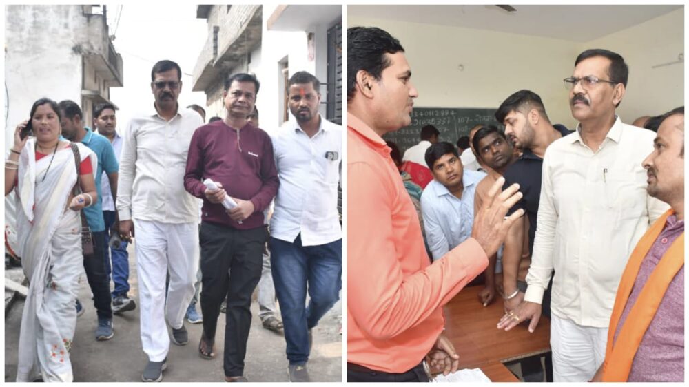 Voter list purification campaign continues in Raipur Rural Assembly constituency...BLO and BLA visited the booths and discussed the list correction work.