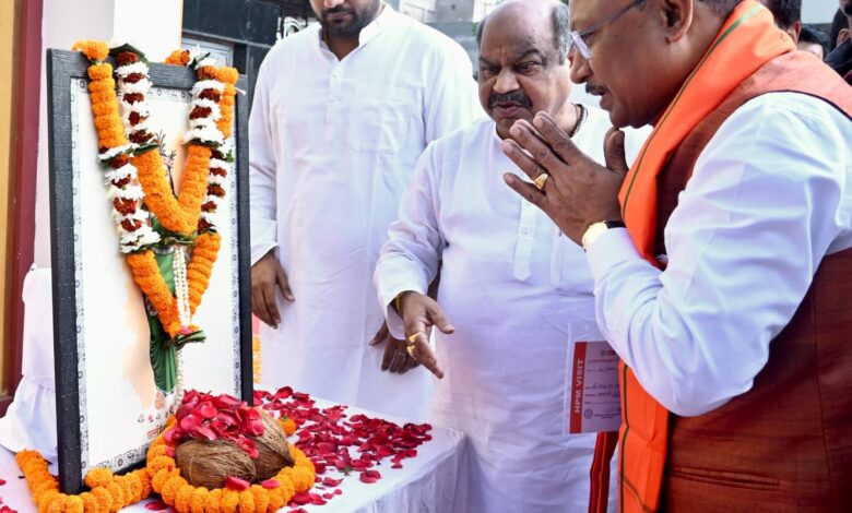 CM Vishnu: The Chief Minister paid homage to Chhattisgarh Mata by garlanding her statue, with the blessings of Chhattisgarh Mata, he made an indelible resolve to develop the state.