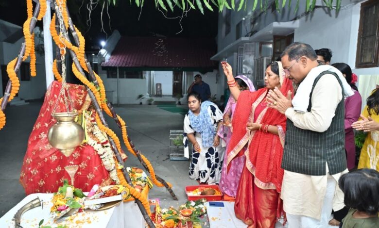 Devuthani Ekadashi: Tulsi marriage took place at the Chief Minister's residence on Devuthani Ekadashi with reverence and traditional rituals, Chief Minister Vishnu Dev Sai offered prayers with his family.