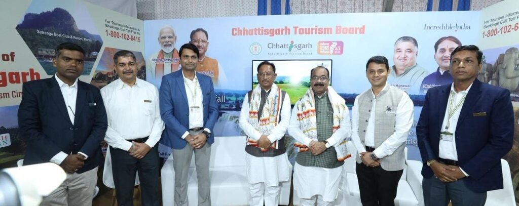CG Tourism : छत्तीसगढ़िया स्वाद से महक उठा केवड़िया, एकता नगर में छत्तीसगढ़ के पर्यटन एवं संस्कृति की गूंज, मुख्यमंत्री विष्णुदेव साय ने छत्तीसगढ़ पर्यटन मंडल के स्टॉल का किया अवलोकन