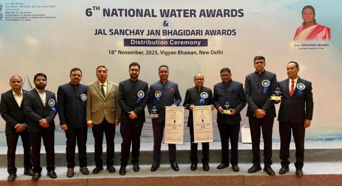 6th National Water Awards: Gariaband district got third place in the country for water conservation in Zone-1, Category-2, work related to public participation, Chief Minister extended congratulations and best wishes