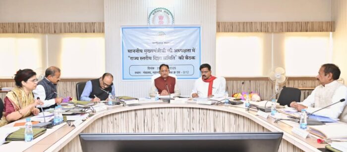 Review Meeting: State-level Disha Committee meeting concluded under the chairmanship of Chief Minister Vishnu Deo Sai; Chief Minister issued instructions to ensure speedy and effective implementation of public welfare schemes