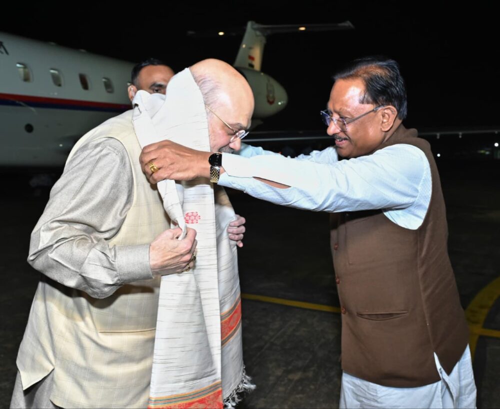 DGP-IG Conference: Union Home Minister Amit Shah arrived in Raipur late last night...! The 60th All India DGP-IG Conference...PM Modi will also attend...ADG-IG responsible for security...special arrangements for guests...? See here