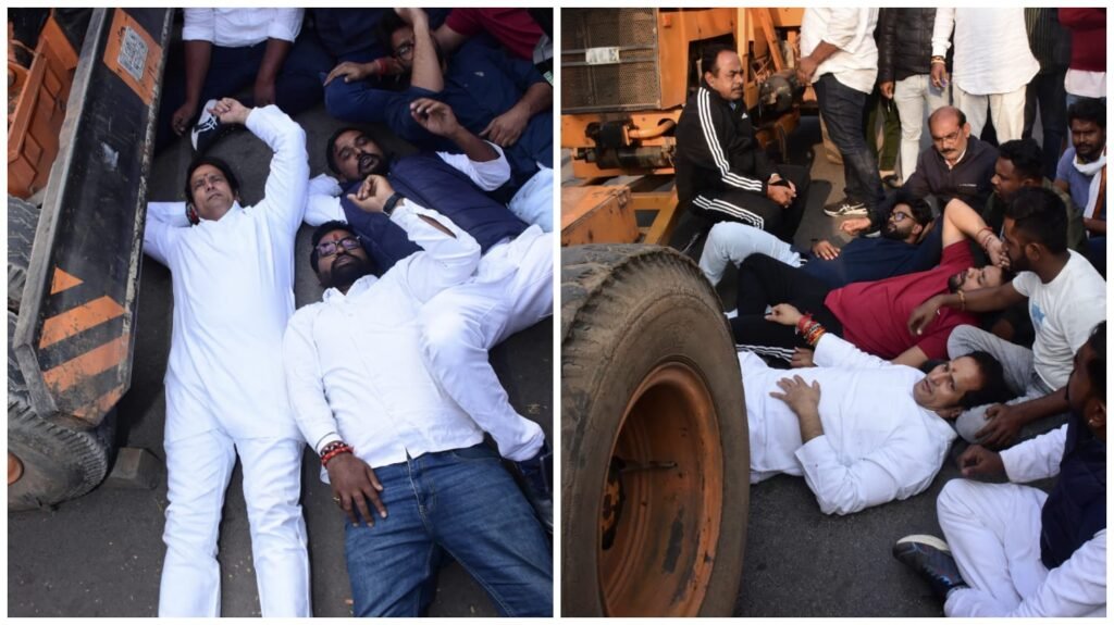 Raipur Chowpatty : ब्रेकिंग…! साइंस कॉलेज ग्राउंड चौपाटी विवाद…यूथ हब को बचाने व्यापारियों ने रात भर दिया धरना…सुबह बुलडोजर के सामने लेट गए Ex MLA…यहां देखें Video