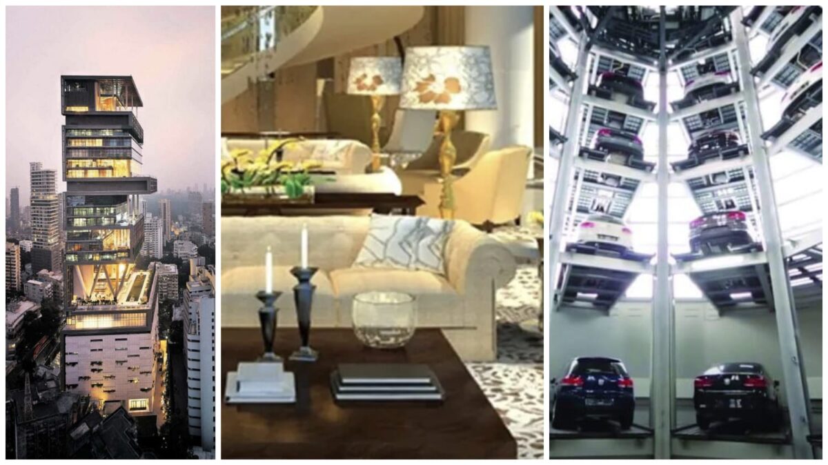 Skyscraper Antilia: Mukesh Ambani's Antilia...! Unseen details of its 27 floors... 6 floors of car parking... 600 staff... See every detail of floors 1 to 27 here.