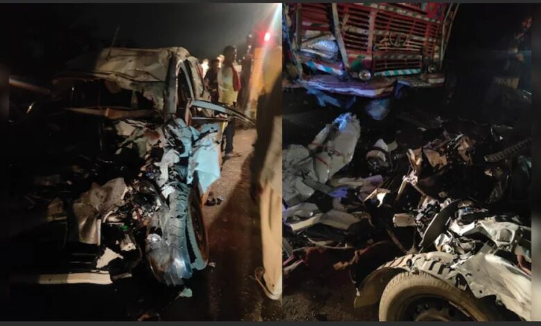 Horrific Road Accident: Speeding proves fatal...! 6 killed in truck-Ertiga collision... Passengers returning from Bithoor after bathing in the Ganges