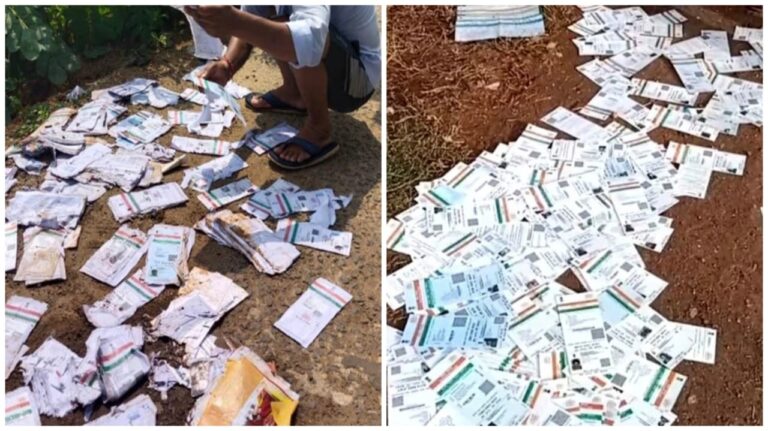 Aadhaar Card: The Postal Department's gross negligence has been exposed! Hundreds of Aadhaar cards were found lying in the bushes, causing panic within the administration, and an investigation has been ordered.