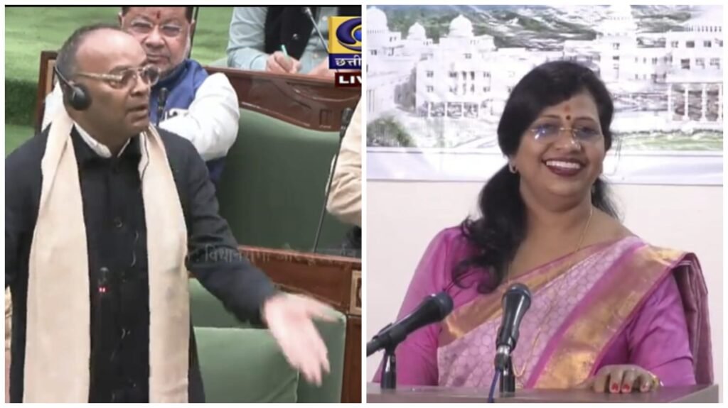 Congress MLA संगीता सिन्हा के राजनीतिक ऑफर से बौखलाया अजय चंद्राकर…! विपक्ष बोले- 15 विधायक साथ लेकर आते हैं तो उन्हें मुख्यमंत्री बनाया जाएगा…BJP नेता बोले- चिल्फी घाटी घूमने गई होंगी इसलिए अक्ल में ओले पड़ गए…यहां सुनिए Video