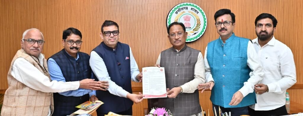 Courtesy Visit : मुख्यमंत्री से CAIT प्रतिनिधियों की सौजन्य मुलाकात, स्वदेशी संकल्प यात्रा में शामिल होने का दिया आमंत्रण