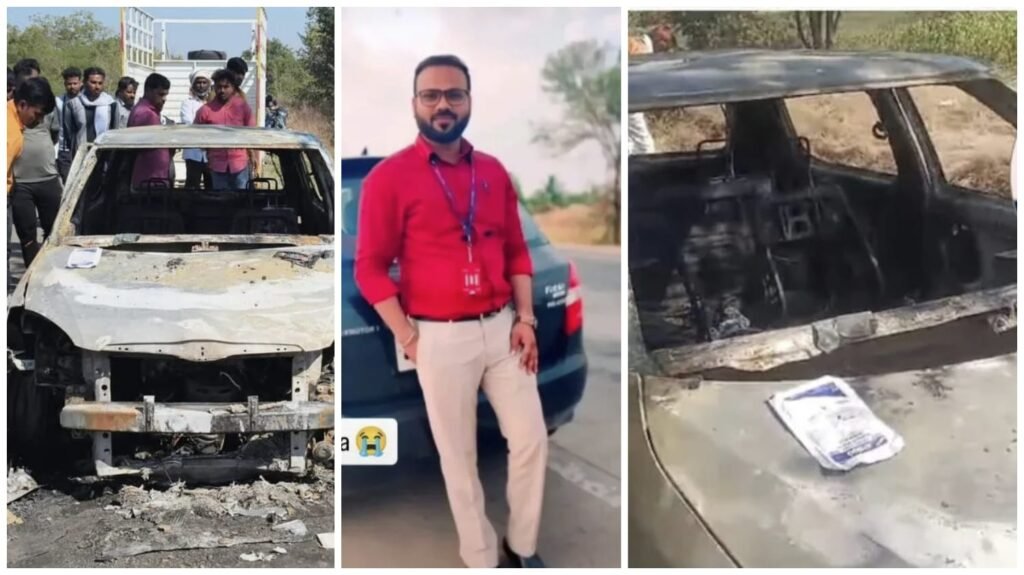 Fake Death Drama : 1 करोड़ की इंश्योरेंस पॉलिसी…! बैंक रिकवरी एजेंट की खौफनाक साजिश…! अनजान शख्स को कार में दिया लिफ्ट…फिर ड्राइवर की सीट पर बांधकर जिंदा जलाया…मिला सिर्फ राख…यहां देखें