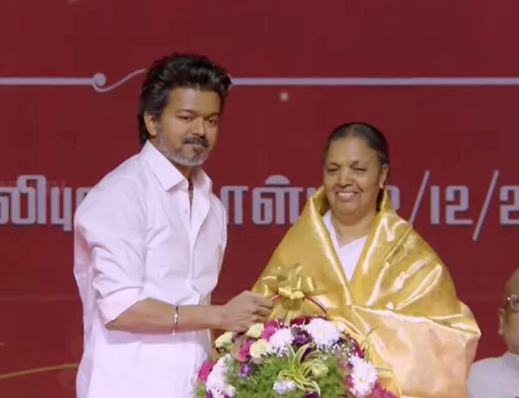 Spiritual Confluence : आध्यात्मिक शक्ति और शांति का संगम…! सिस्टर मुथुमणि का प्रेरक संबोधन…मंच पर मौजूद रहे अभिनेता थिरु. विजय