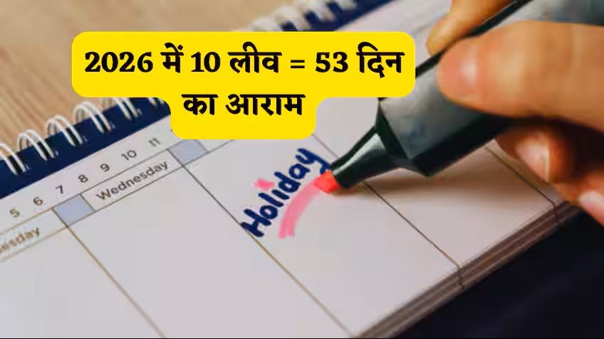 Travel Plan in Vacation : 2026 में छुट्टियों की बहार…! महज 10 लीव में मिलेंगी 53 दिन की छुट्टियां…यहां जानिए पूरा हॉलिडे प्लान