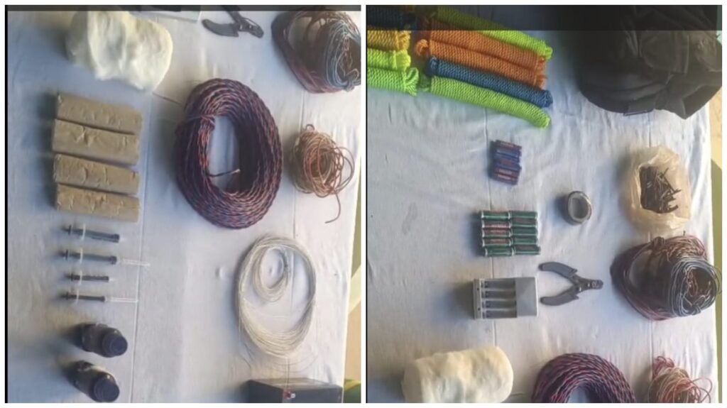 Maoist Plot Foiled : गरियाबंद ब्रेकिंग…! माओवादी साजिश नाकाम…अमली जंगल में सुरक्षा बलों को मिला नक्सली डम्प…पेड़ के नीचे छिपा मिला सिंगल शॉट…डेटोनेटर…वायर बैटरी…यहां देखें Video