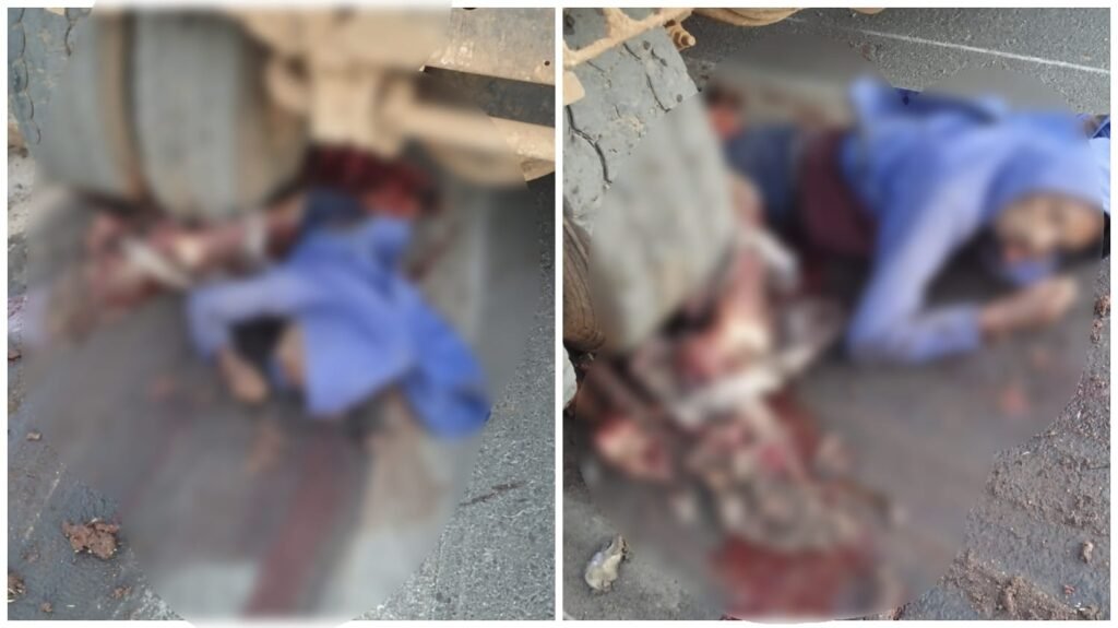 Accident on NH : रायपुर नेशनल हाईवे में बेहद दर्दनाक मौत…! तेज रफ्तार हाइवा ने वाहन को मारी जोरदार टक्कर…पिता और 6 साल का बेटा सहित 3 की वीभत्स मौत…कमजोर दिल वाले न देखें Video