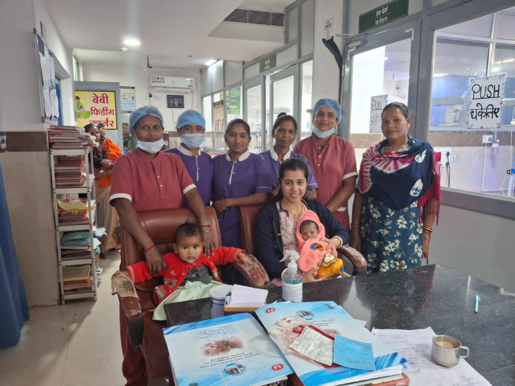 CG Health Service’s : 27 दिनों तक चिकित्सकों की देखभाल से नन्हीं जान को मिला नया जीवन