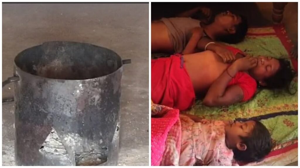 Death by Ccarbon Monoxide : सूरजपुर से दिल दहला देने वाली खबर…! ठंड से बचने इसी सिगड़ी में जलाया कोयला…माता-पिता और मासूम बच्चे की नींद में हो गई मौत…बचने के लिए लड़ भी नहीं पाई…यहां देखें Video