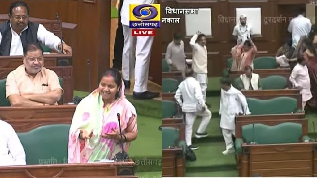 CG Budget Session : विधानसभा में धान खरीदी पर हंगामा…! विपक्ष के सवालों में घिरे खाद्य मंत्री…बस्तर के किसानों से धान नहीं खरीदने का मुद्दा गरमाया…कांग्रेस का वॉकआउट