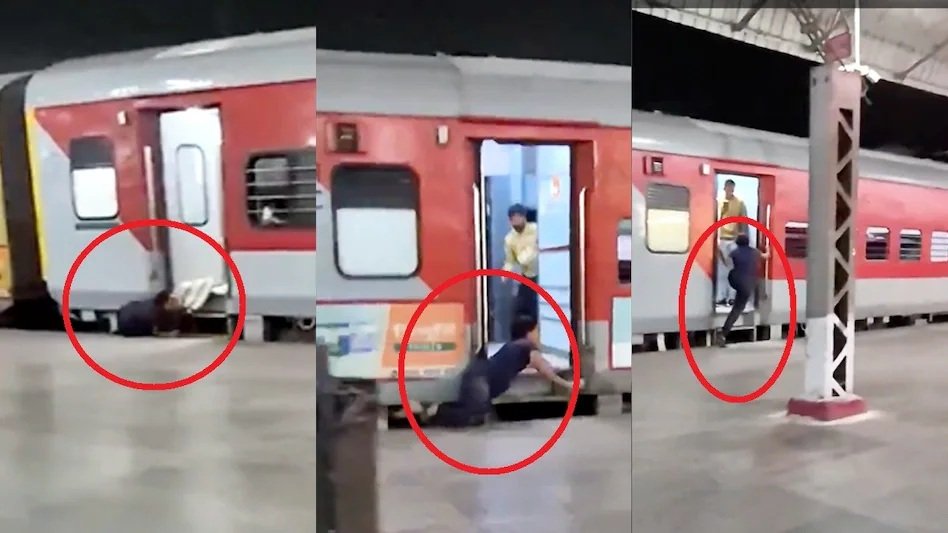 Indian Railway Alert : उफ्फ मौत से 3 बार सामना…! बच्चा कोच में अकेला…मां चलती ट्रेन से बैक-टू-बैक तीन बार फिसली…रोंगटे खड़े कर देने वाला VIDEO यहां देखिए