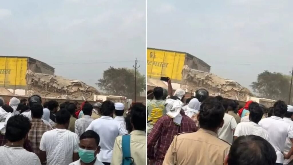 Gas Leak Explosion : प्रयागराज में बड़ा हादसा…! अमोनिया टैंक फटा…कोल्ड स्टोरेज की छत गिरी…कई मजदूर मलबे में दबे…सामने आया भयावह VIDEO
