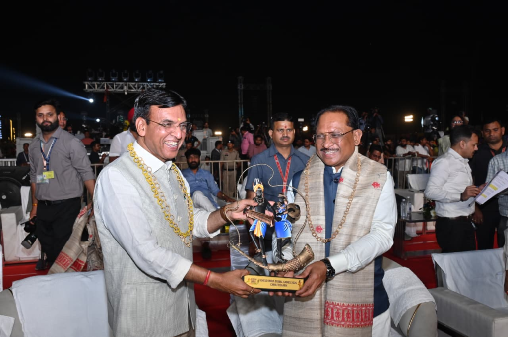 Chhattisgarh में जनजातीय शक्ति का खेल महाकुंभ, देश के प्रथम ‘खेलो इंडिया ट्राइबल गेम्स 2026’ का भव्य शुभारंभ