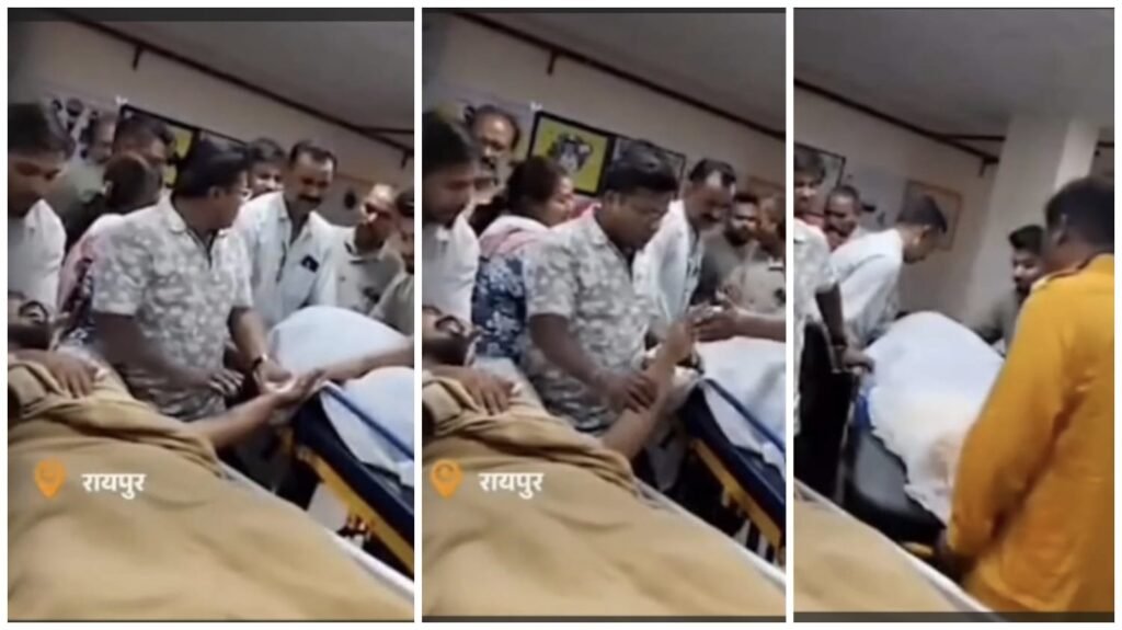 Khallari Ropeway Accident : शिक्षिका की मौत…! अस्पताल के बेड पर लेटे पति ने देखा आखिरी बार चेहरा…मौजूद लोगों की हुई आंखें नम…वायरल VIDEO ने झकझोरा दिल…यहां देखें