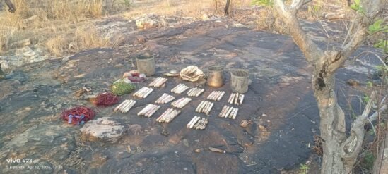 Explosives Recovered: Major CRPF Operation in Gariaband! Massive Cache of Explosives—70 Gelatin Sticks—Recovered from the Forest; Security Forces Avert a Major Threat. Watch VIDEO Here.