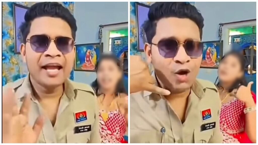 Reel in Constable Uniform : बिलासपुर पुलिस में Viral Video…! आरक्षक ने वर्दी पहनकर बनाई रील…SSP रजनेश सिंह ने तुरंत किया लाइन अटैच…यहां देखें Video