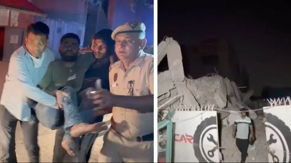 Delhi Building Collapse : साउथ दिल्ली में बड़ा हादसा…! महरौली में अचानक गिरी 5 मंजिला इमारत…मलबे में कई लोगों के दबे होने की आशंका…पुलिस और रेस्क्यू टीम मौके पर जुटी…यहां देखें VIDEO