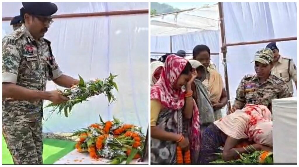 IED Blast Tragedy : नक्सलियों की साजिश नाकाम करते हुए 4 वीर सपूत शहीद…! तिरंगे में लिपटे बेटे को देख टूट पड़े परिजन…हर आंख हुई नम…गार्ड ऑफ ऑनर के साथ अंतिम विदाई…यहां देखें VIDEO