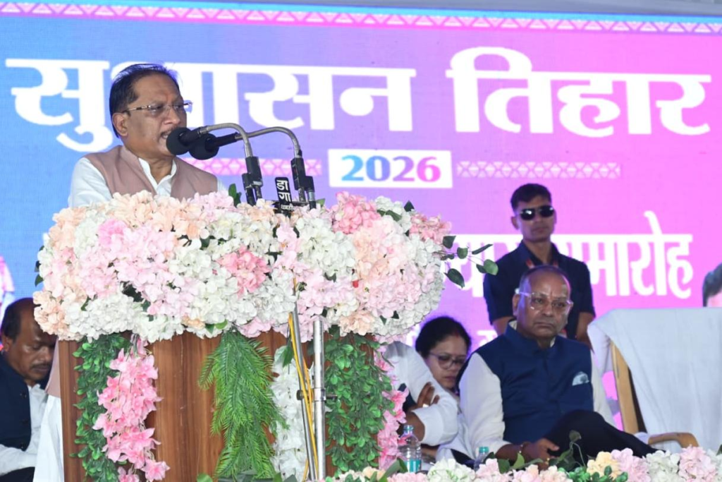 CM Vishnu ने धमतरी में सुशासन तिहार के तहत 465 करोड़ रुपये के 102 विकास कार्यों की दी सौगात