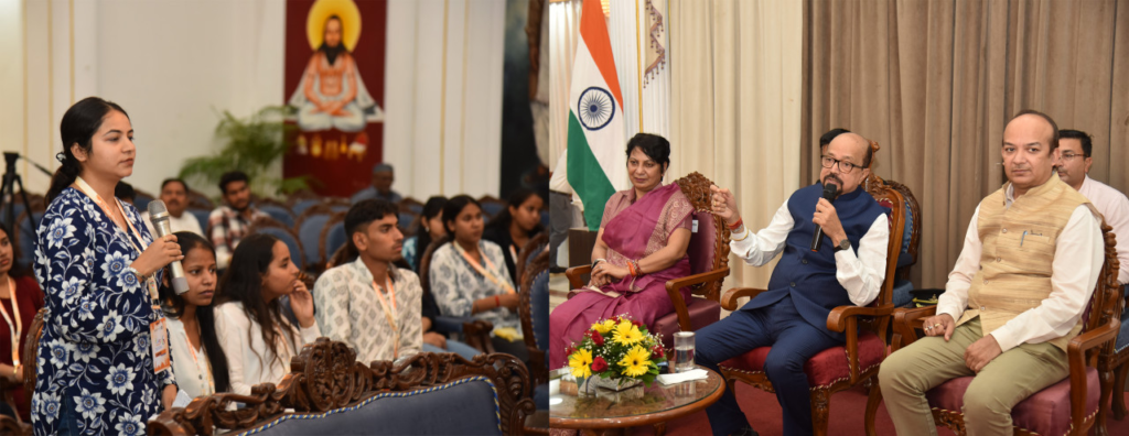Governor : जलवायु परिवर्तन और माइक्रो प्लास्टिक की चुनौती से निपटने के लिए युवाओं को सहयोग करना होगा