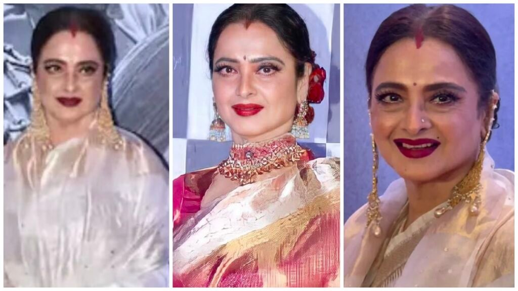 Rekha Sindoor Mystery : पति की मौत के 36 साल बाद भी मांग में सिंदूर लगाती हैं सदाबहार अभिनेत्री रेखा…! तत्कालीन राष्ट्रपति के सवाल पर दिया था ये जवाब