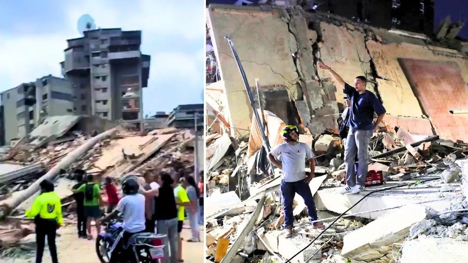 Venezuela Earthquake Breaking : 39 सेकंड में दो भूकंप…! काराकास में तबाही…10 हजार मौतों की आशंका…भयावह मंजर यहां देखें बैक टू बैक VIDEO