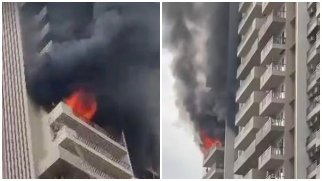 Highrise Building Fire : ब्रेकिंग…नोएडा में 12वें फ्लोर पर लगी भीषण आग…IVY County सोसाइटी में मचा हड़कंप…लोगों ने भागकर बचाई जान
