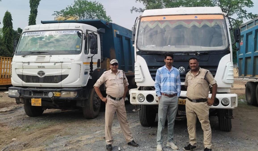 Big Action : सारंगढ़-बिलाईगढ़ में खनिज विभाग की बड़ी कार्रवाई, 1 पोकलेन और 6 हाईवा जब्त