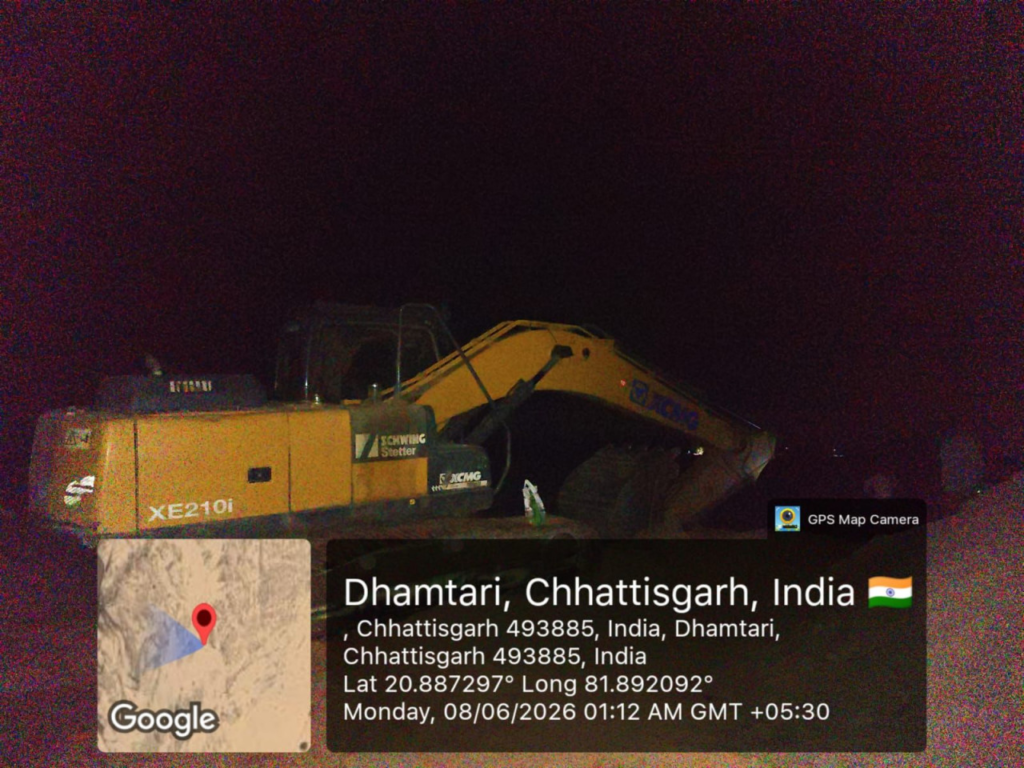 Illegal Sand Mining पर बड़ी कार्रवाई, तीन चैन माउंटेन मशीन और एक हाईवा वाहन जप्त, केंद्रीय खनि उड़नदस्ता एवं जिला स्तरीय संयुक्त टीम की कार्रवाई