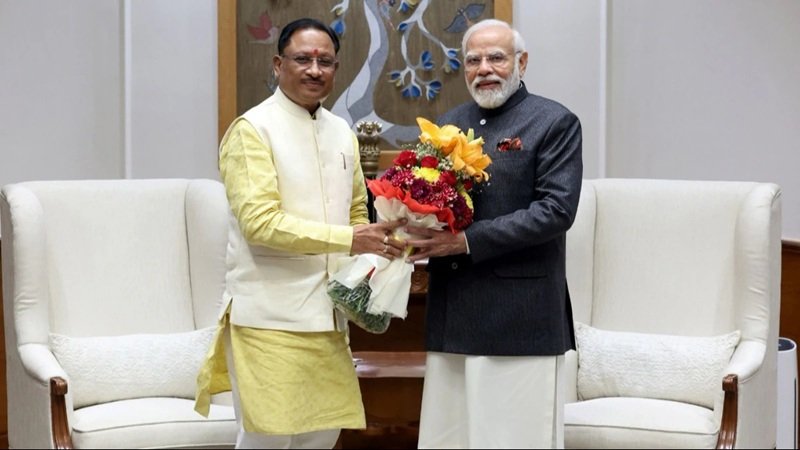 PM Narendra Modi Meeting : PM मोदी से CM विष्णुदेव साय की बड़ी मुलाकात…! ‘बस्तर विजन 2047’ रोडमैप पेश…छत्तीसगढ़ को मिला केंद्र के सहयोग का भरोसा…मेदांता अस्पताल में किरण सिंहदेव से की मुलाकात