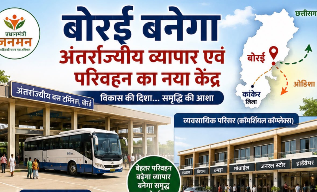 Special Article : विशेष पिछड़ी जनजातियों के सर्वांगीण विकास की नई पहल, धमतरी में बनेंगे व्यवसायिक परिसर, बोरई बनेगा अंतर्राज्यीय व्यापार एवं परिवहन का नया केंद्र