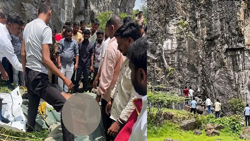Tragic Accident: पहाड़ पर बेटे ने की आत्महत्या की कोशिश, बचाने पहुंचे मां-बाप, 3 घंटे तक चला समझाने का प्रयास; बेटे ने लगाई छलांग और पीछे पिता भी कूदे, सदमे में मां भी पहाड़ से लगा दी छलांग