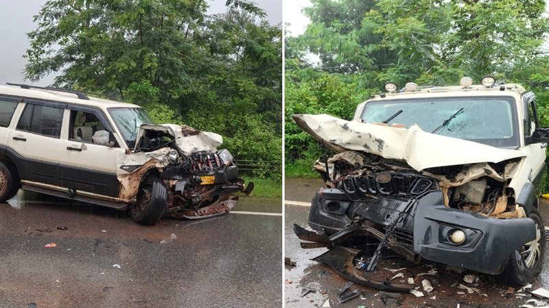 Kedar Kashyap Convoy Accident: मंत्री केदार कश्यप के काफिले में बड़ा हादसा, इनोवा ने फॉलो वाहनों को मारी टक्कर; 4 जवान घायल