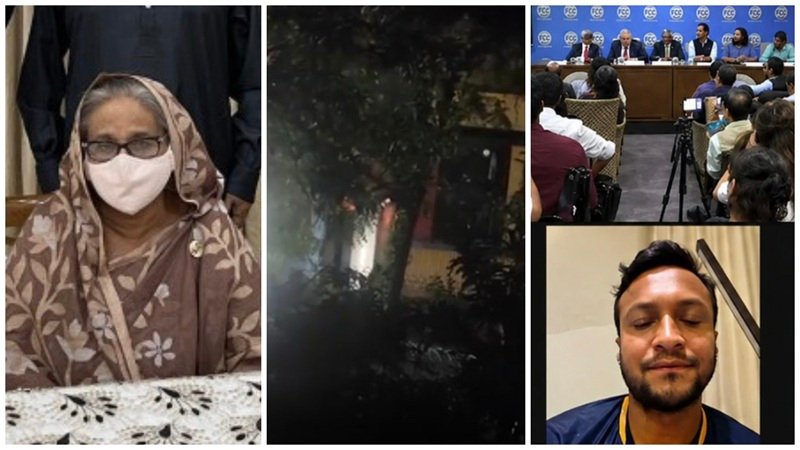 Shakib House Attack : शेख हसीना की वापसी का ऐलान और शाकिब अल हसन पेट्रोल बम से हमला…! बांग्लादेश में सियासी भूचाल…जानिए दोनों का पूरा कनेक्शन VIDEO