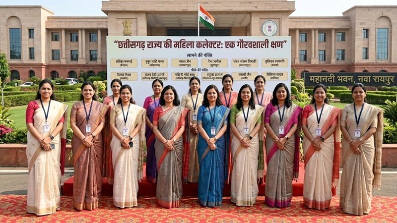 Women Collector List: छत्तीसगढ़ में बदली प्रशासन की तस्वीर, 12 जिलों की कमान महिला कलेक्टरों के हाथ; आज के ट्रांसफर के बाद देखें किसे मिली कहां जिम्मेदारी