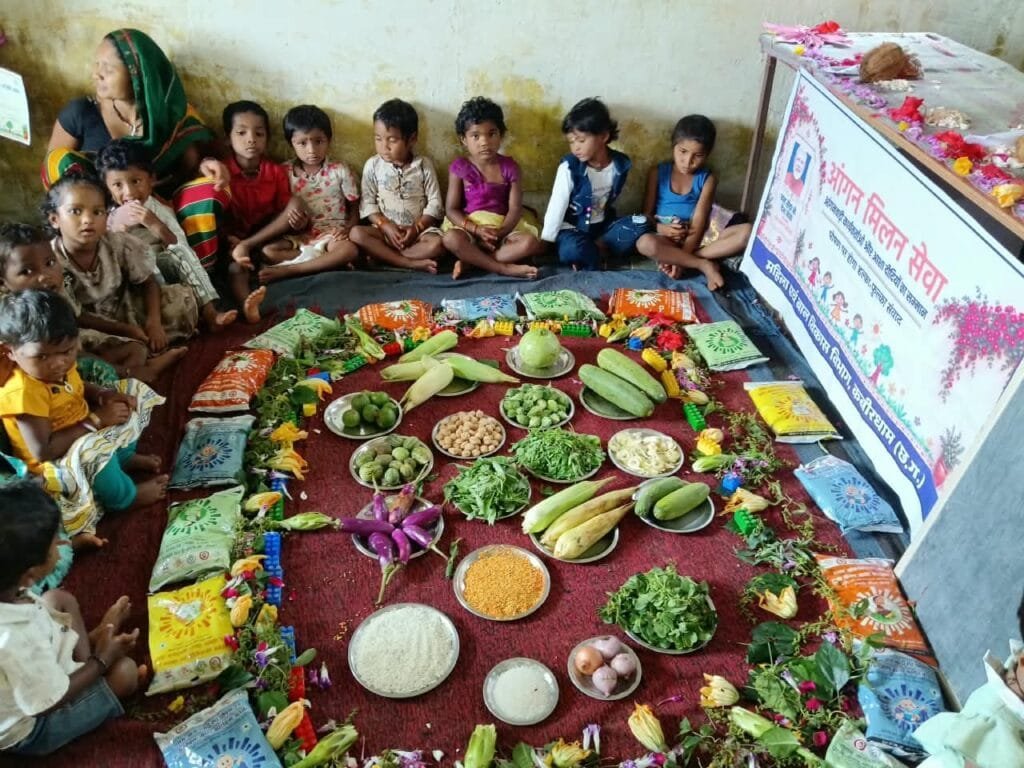 Aangan Milan Seva : बैगा बाहुल्य अंचल की 135 आंगनबाड़ियों में एक साथ सजा ‘आंगन मिलन सेवा’, पोषण थाली, स्वास्थ्य जांच, न्योता भोज और योजनाओं की जानकारी बनी आकर्षण का केंद्र