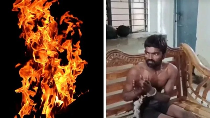 Burned Mother Alive: खौफनाक वारदात: नशे में बेटे ने मां को जिंदा जलाया! गिरफ्तारी के बाद खुद को बताने लगा भगवान