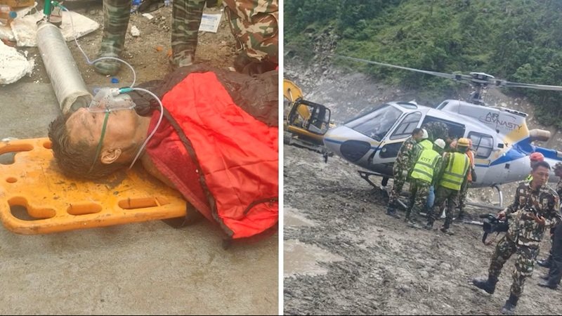 Nepal Flash Flood: 9 दिन बाद Trishuli-3A सुरंग से 2 लोग जिंदा निकले, 900+ कर्मचारी अब भी लापता; देखें रेस्क्यू VIDEO