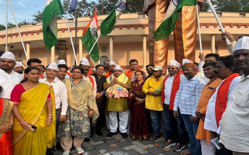 Nasha Mukt Padyatra: रायपुर में नशामुक्ति पदयात्रा का दूसरा दिन, विधायक पुरन्दर मिश्रा के नेतृत्व में जुटे बड़ी संख्या में लोग; भगत सिंह चौक से अंबेडकर चौक तक निकली पदयात्रा