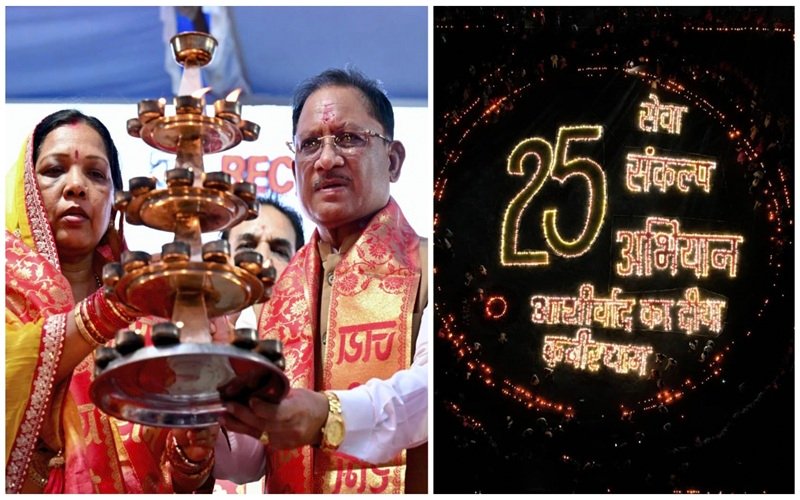 PM Modi Birthday: CM साय ने जलाया ‘आशीर्वाद का दीया’, बोले- प्रधानमंत्री की 25 वर्षों की सेवा यात्रा हम सभी के लिए प्रेरणा