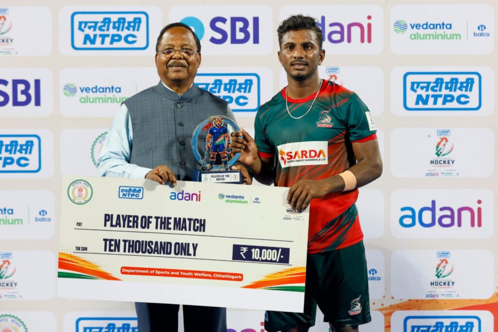 CG Hockey League : संस्कारधानी स्ट्राइकर्स ने रचा इतिहास, न्यायधानी नाइट्स को 6-3 से हराकर फाइनल में बनाई जगह