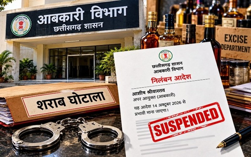CG Liquor Scam: आबकारी विभाग के अपर आयुक्त आशीष श्रीवास्तव सस्पेंड, कोर्ट में पूरक आरोप पत्र पेश; EOW-ACB की जांच के बाद विभाग का फैसला